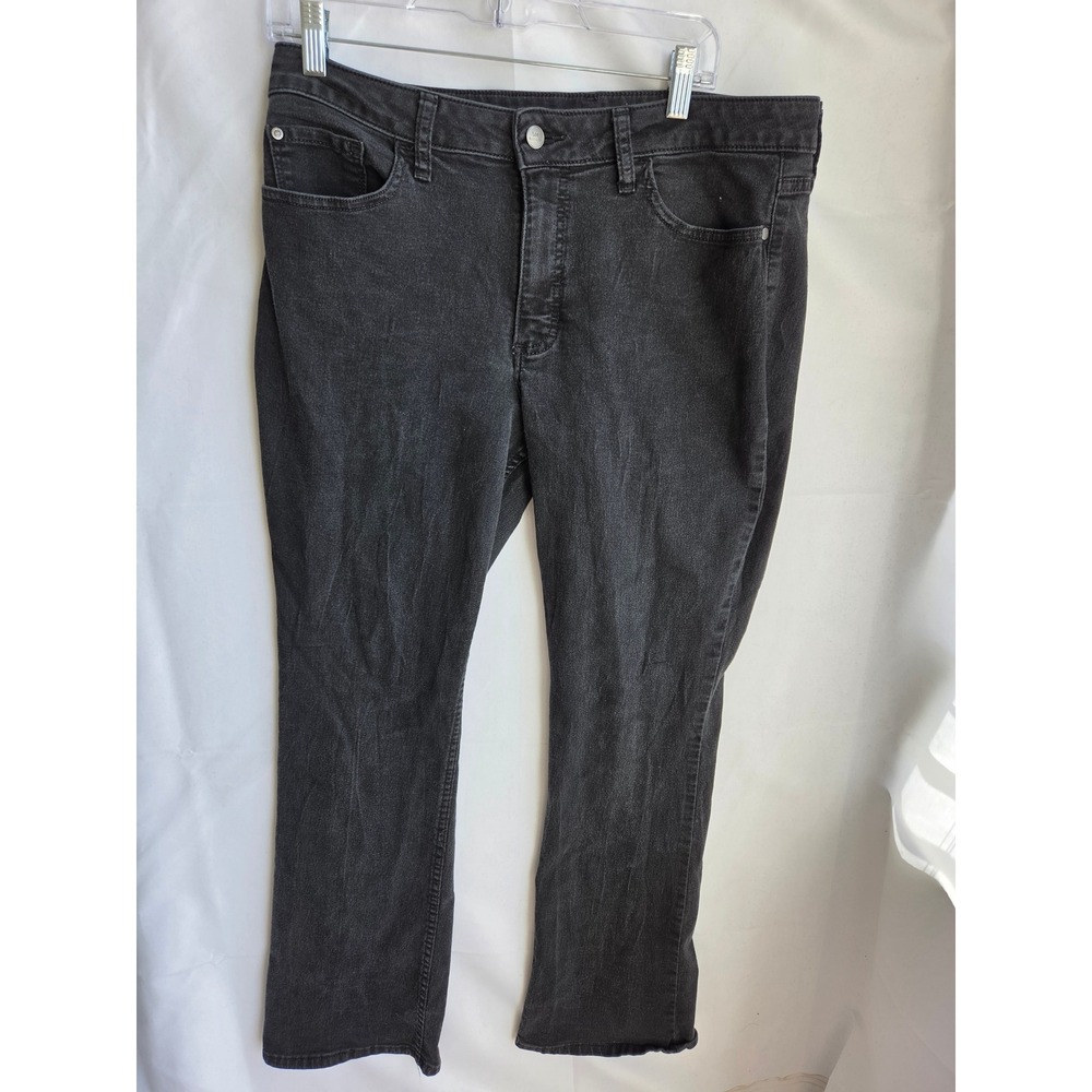 Lee Riders Jeans Womens  Black Faded Regular Mid-Rise Straight